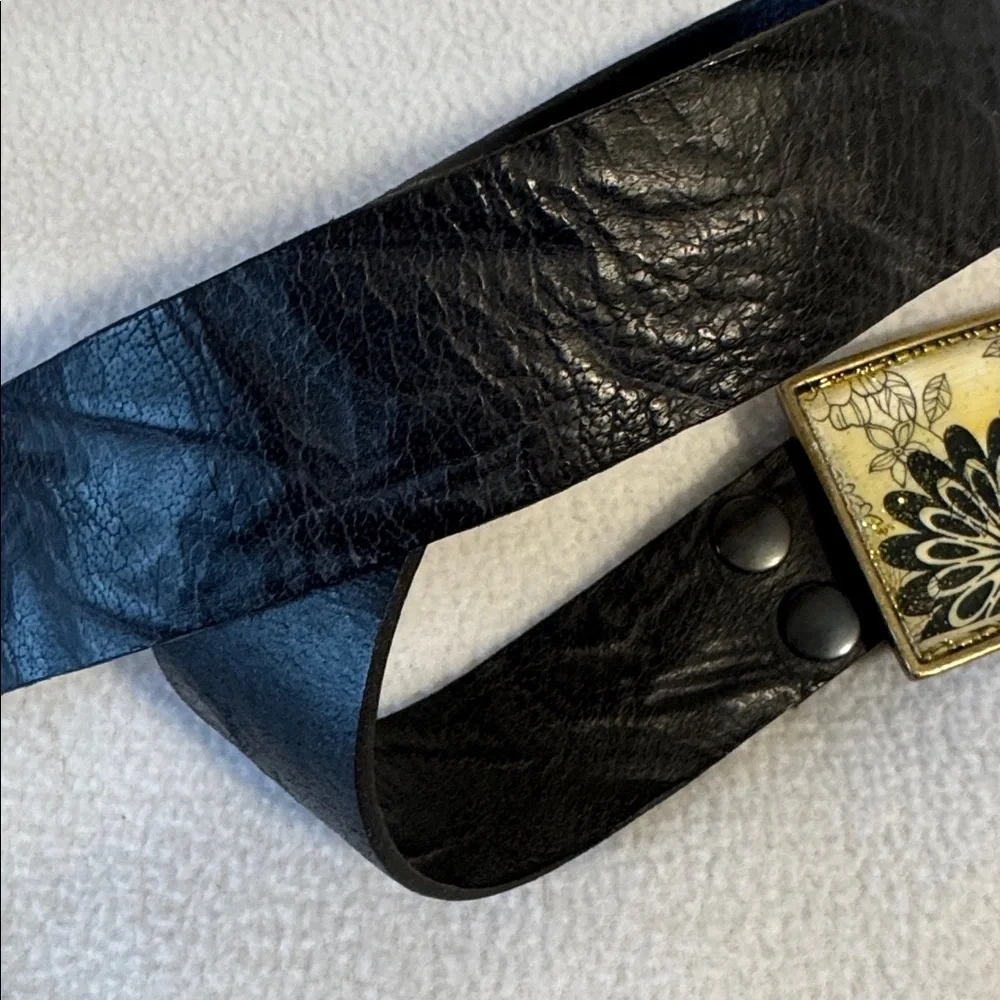Badichi Artisan Belt Buckle and Leather Belt